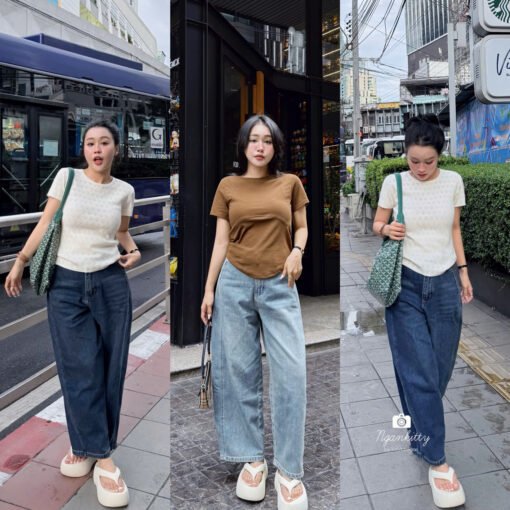 QUẦN SUÔNG BAGGY LAI ỐNG