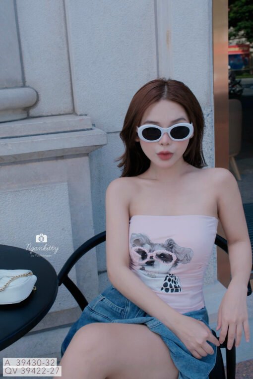 ÁO ỐNG CHÓ ĐEO KÍNH HẠT