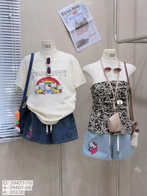 QUẦN SHORT HELLOKITTY LƯNG CHUN