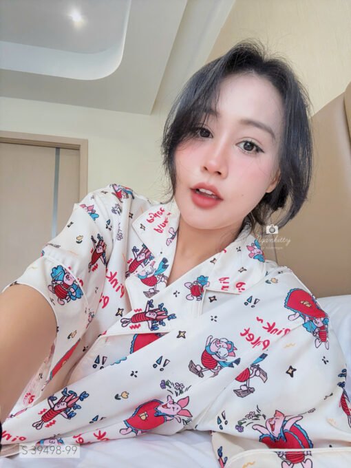 SET PIJAMA PINK PIGLET