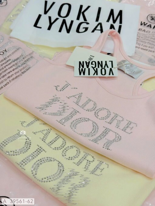 ÁO BA LỖ J'ADORE DIOR đính hạt