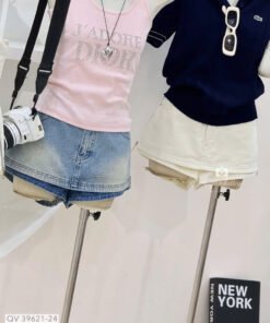 Alternative view of CHÂN VÁY QUẦN DÂY KÉO HÔNG