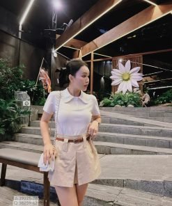 ÁO TRƠN CỔ SEN BÈO