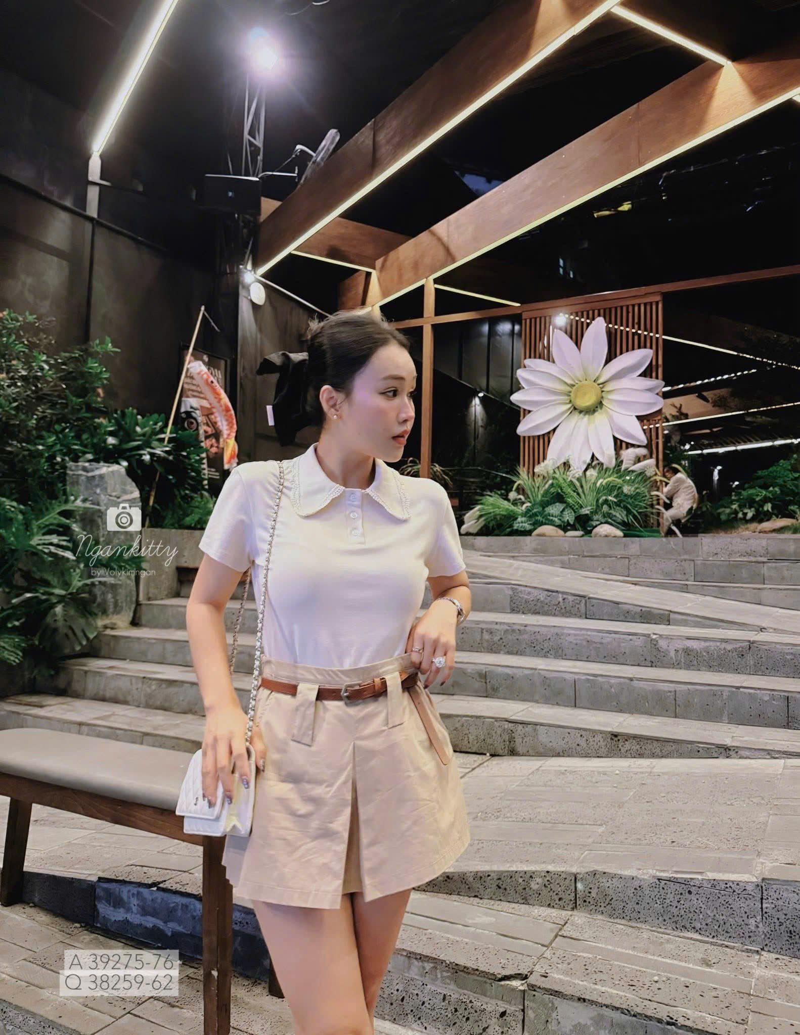 ÁO TRƠN CỔ SEN BÈO