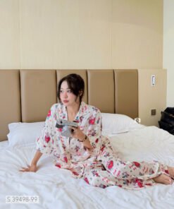 Alternative view of SET PIJAMA PINK PIGLET