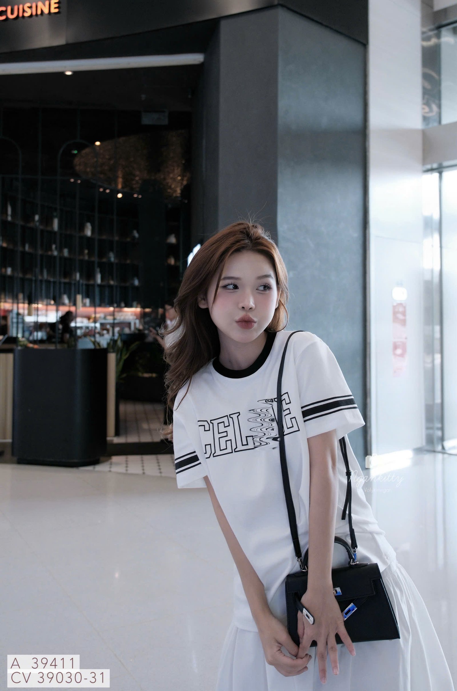 ÁO BASIC CELINE TAY SỌC - Hình ảnh 2