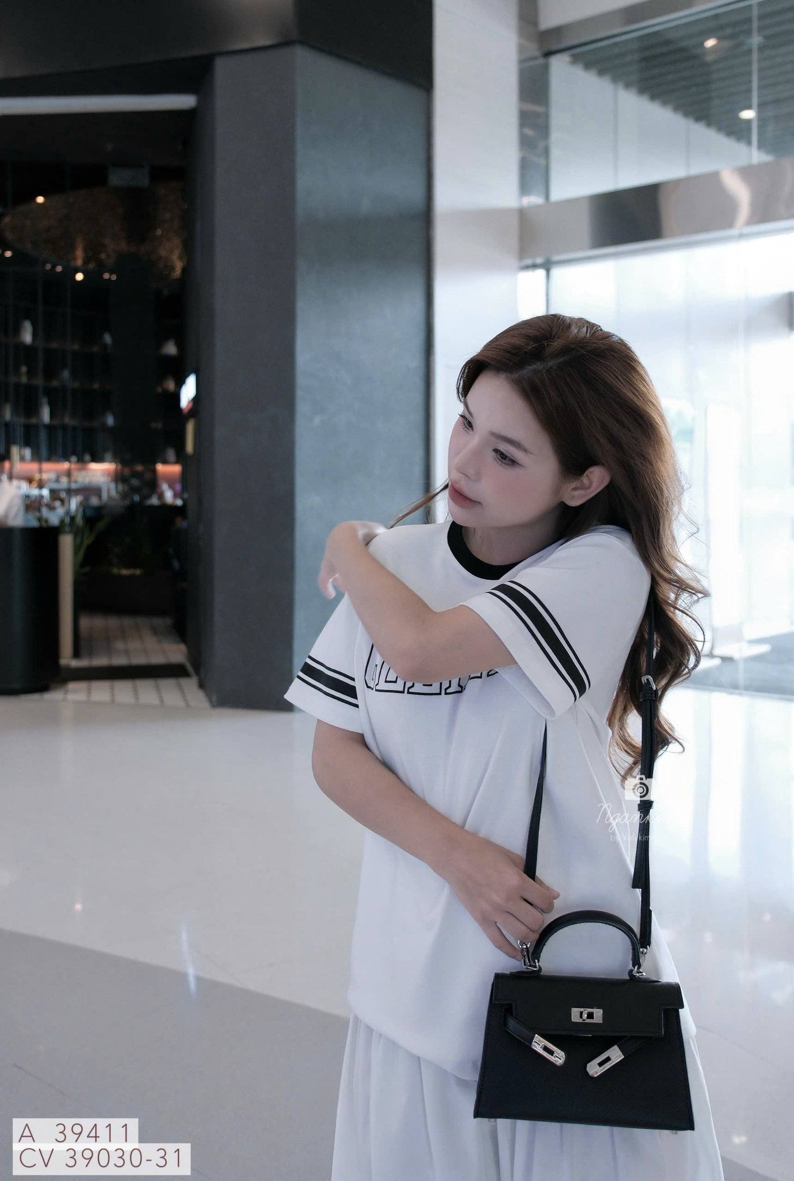 ÁO BASIC CELINE TAY SỌC - Hình ảnh 6