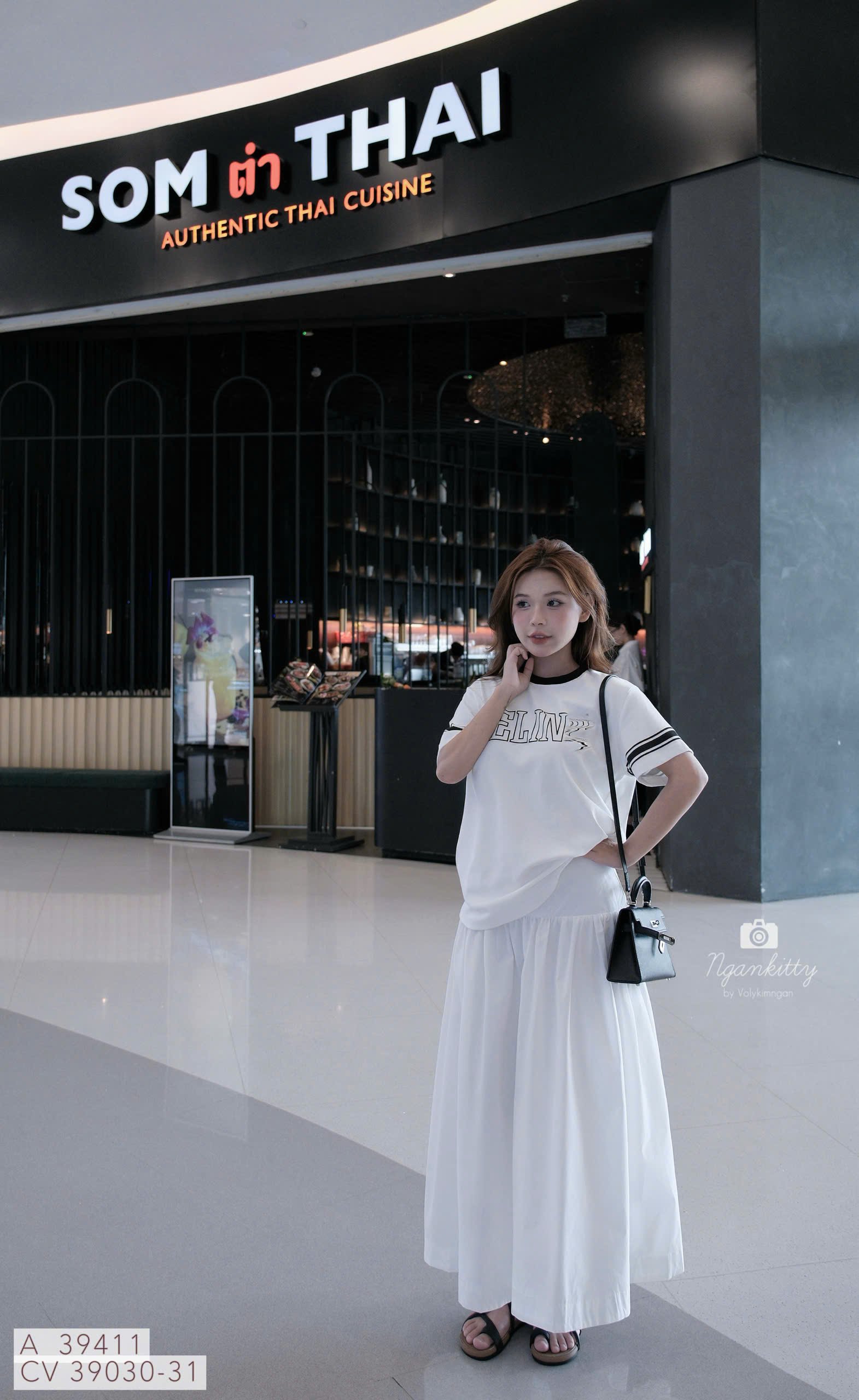 ÁO BASIC CELINE TAY SỌC - Hình ảnh 3