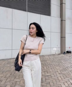 Alternative view of ÁO MONTERGI TAY CON HÀNG NÚT