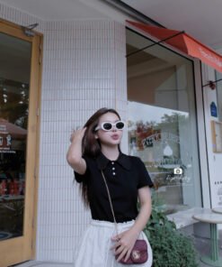 Alternative view of ÁO TRƠN CỔ SEN BÈO