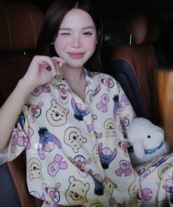 Alternative view of SET PIJAMA GẤU POOH VÀNG