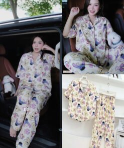 SET PIJAMA GẤU POOH VÀNG