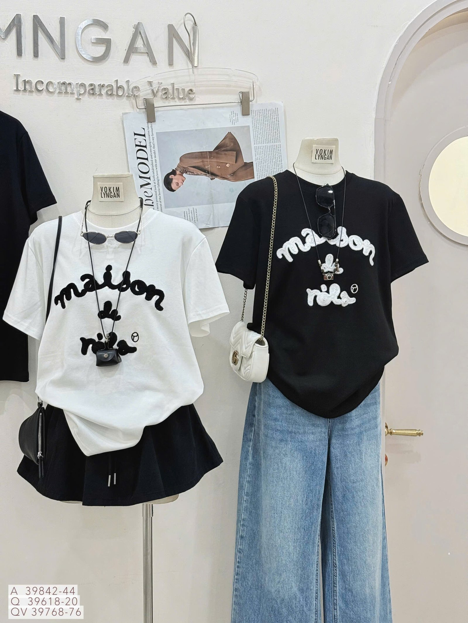 ÁO CHỮ DẬP LONG MAISON - Hình ảnh 16
