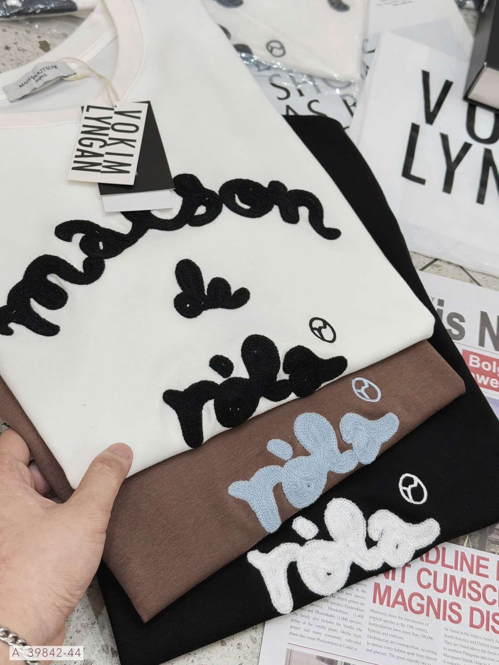 ÁO CHỮ DẬP LONG MAISON - Hình ảnh 6