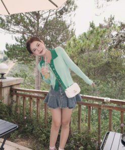 ÁO LỠ NÚT POLO LEN TD