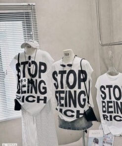 Alternative view of ÁO SN STOP BEING RICH