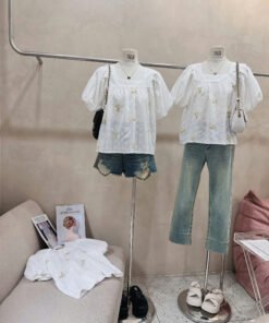 Alternative view of ÁO XÔ THÊU HOA TL