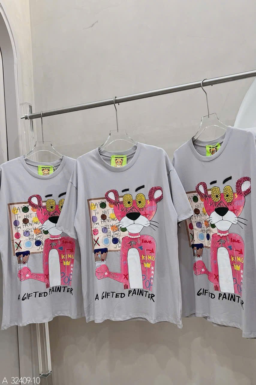 ÁO PHÔNG PANTHER MẮT ĐÁ