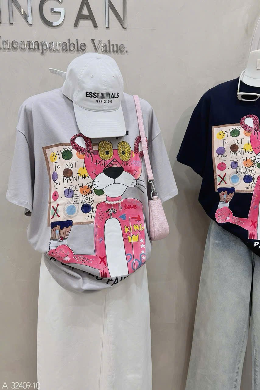 ÁO PHÔNG PANTHER MẮT ĐÁ - Hình ảnh 3