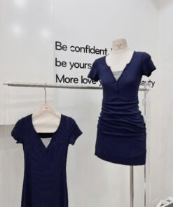 ĐẦM BODY KHUY NÚT LOUIS.H