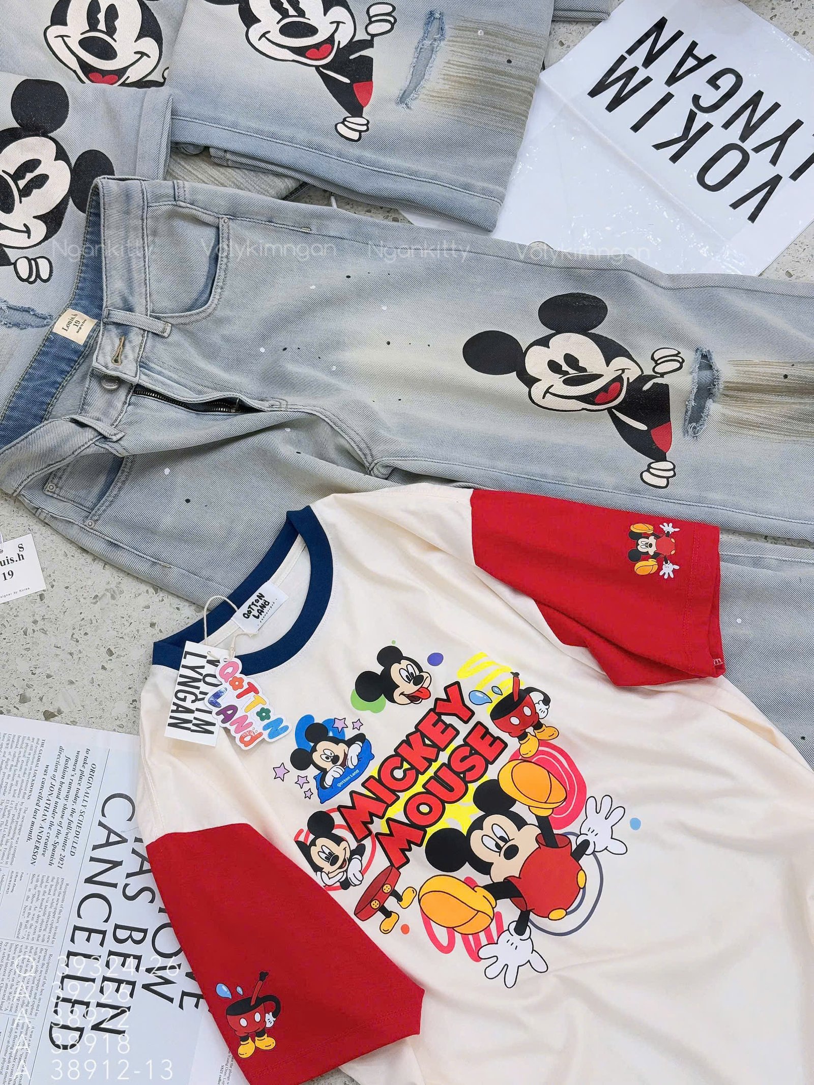 QUẦN SUÔNG BI MICKEY RÁCH - Hình ảnh 4