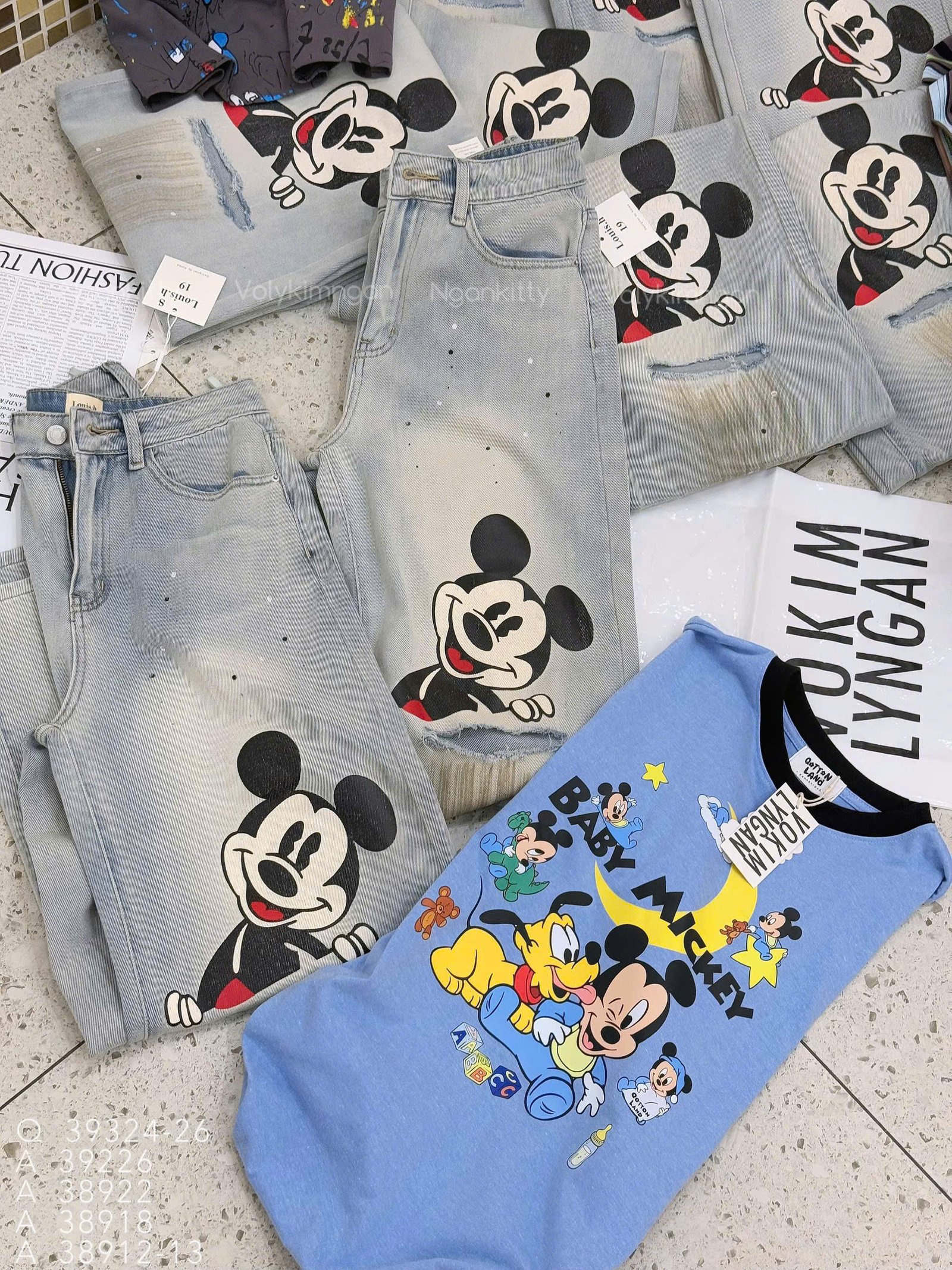 QUẦN SUÔNG BI MICKEY RÁCH - Hình ảnh 5