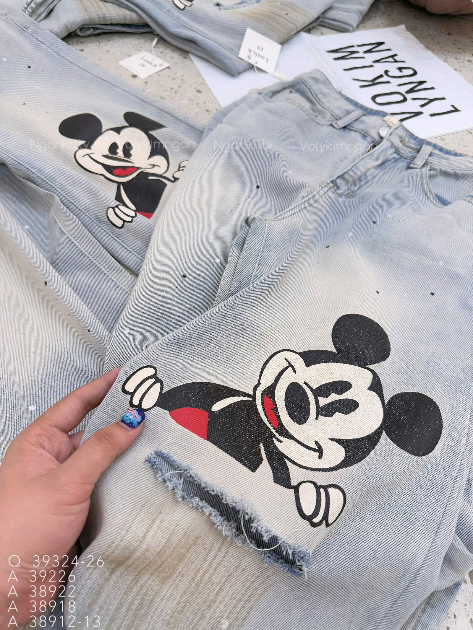 QUẦN SUÔNG BI MICKEY RÁCH - Hình ảnh 6