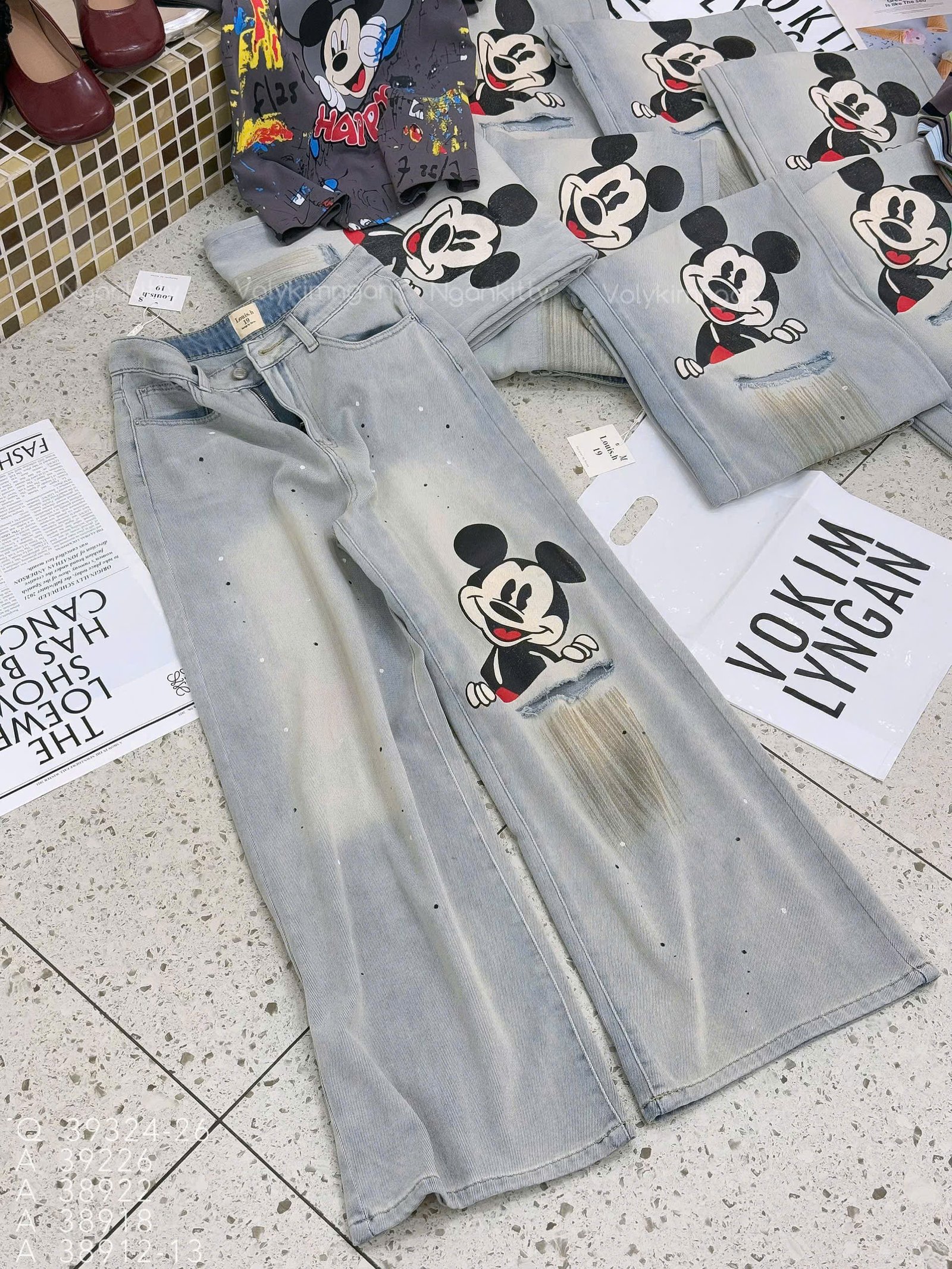 QUẦN SUÔNG BI MICKEY RÁCH - Hình ảnh 8