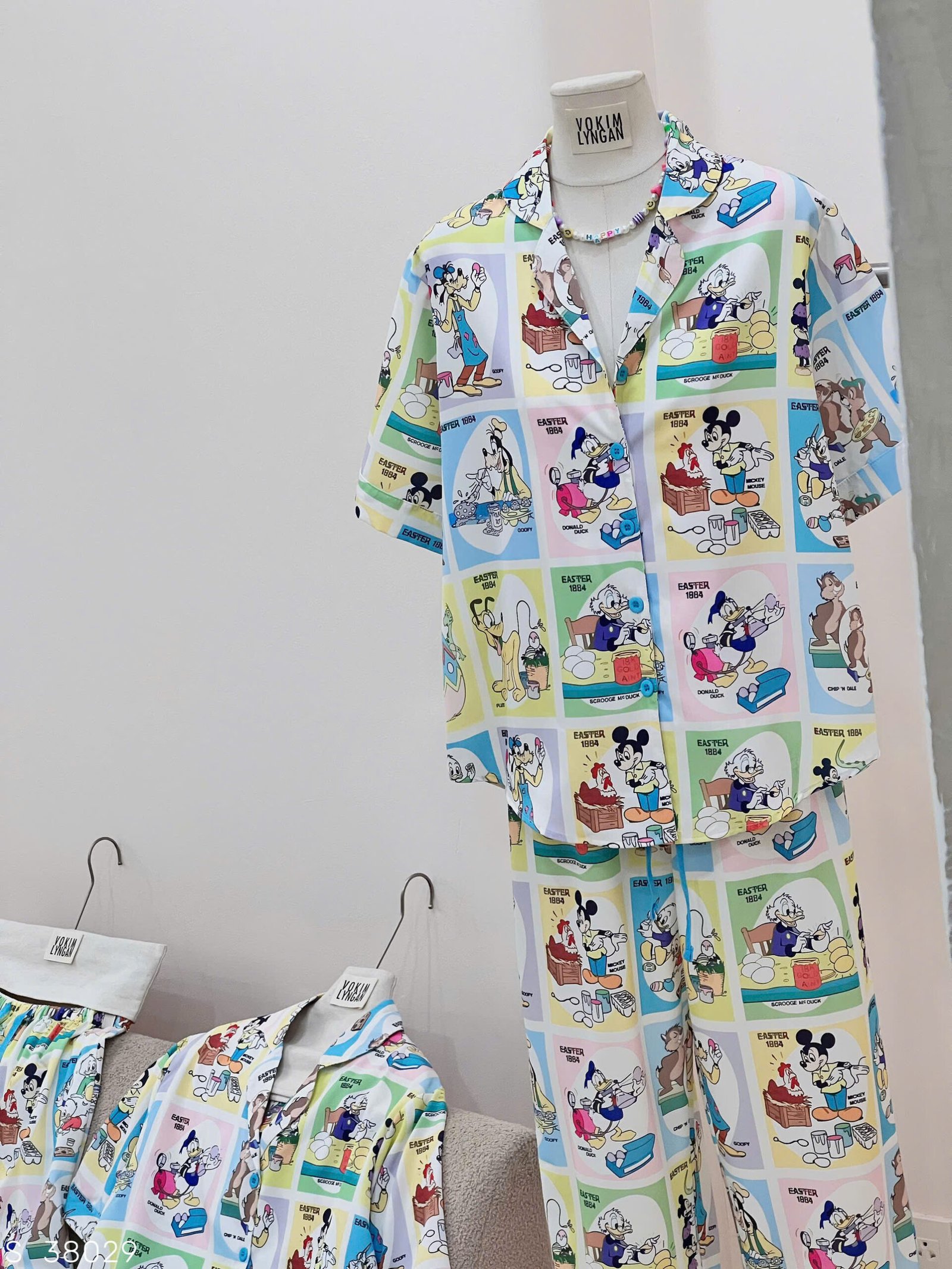 SET PIJAMA DÀI DISNEY EASTER - Hình ảnh 2