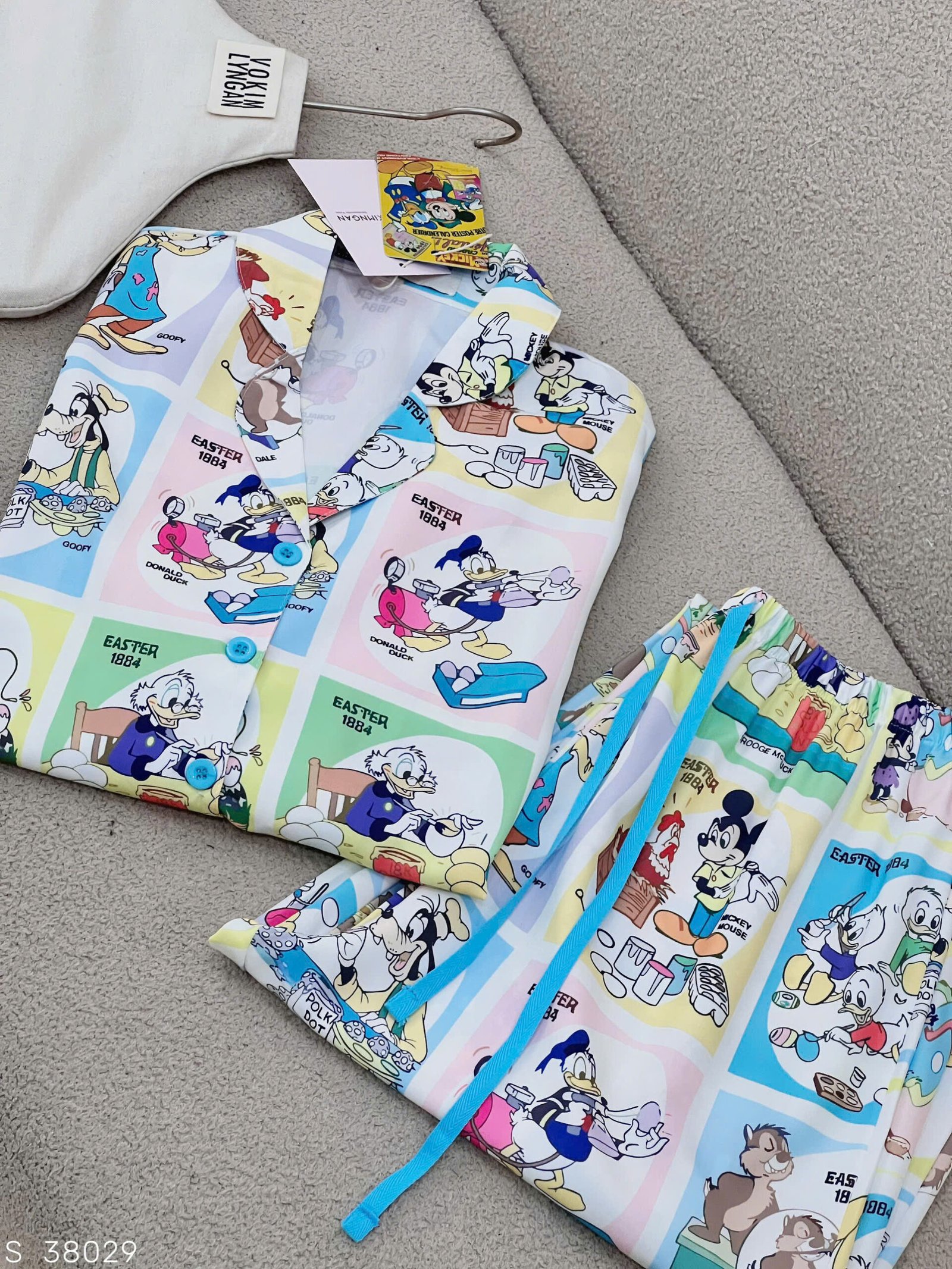 SET PIJAMA DÀI DISNEY EASTER - Hình ảnh 8