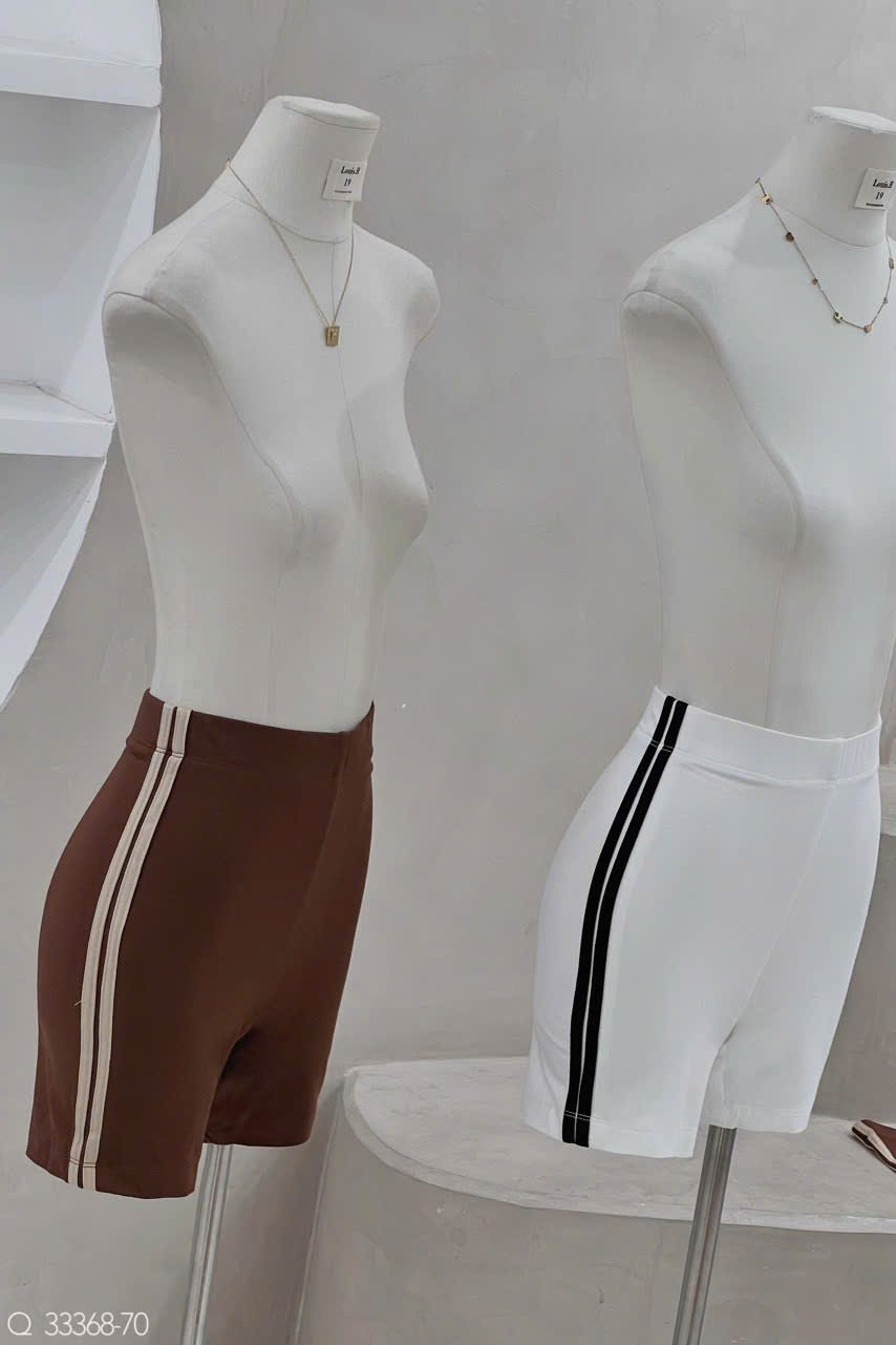 QUẦN SHORT BIKER SỌC