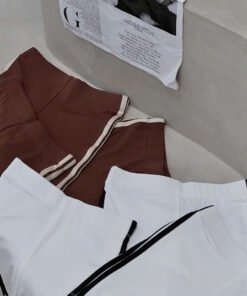 Alternative view of QUẦN SHORT BIKER SỌC