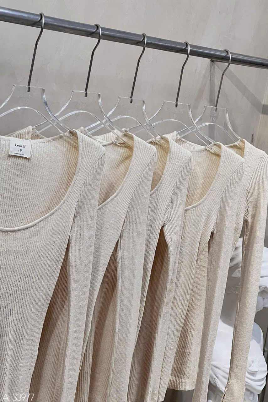 ÁO LEN GÂN CỔ VUÔNG MONTEGI LOUIS - Hình ảnh 9