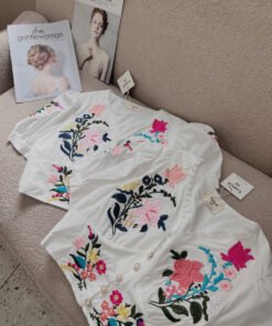 ÁO NGỌC TRẮNG THÊU HOA