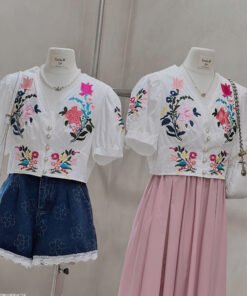 Alternative view of ÁO NGỌC TRẮNG THÊU HOA