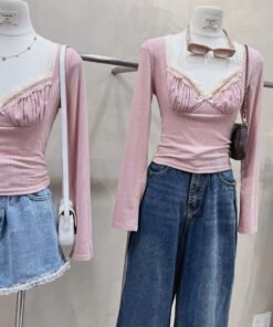 Alternative view of ÁO TD NHÚNG NGỰC VIỀN REN LOUIS.H