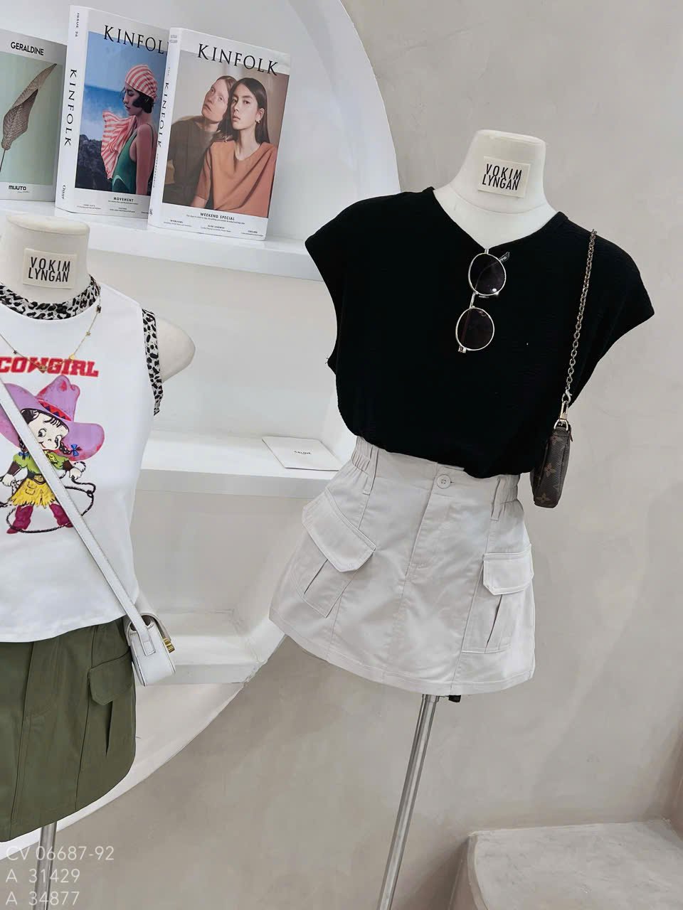 CHÂN VÁY KAKI TÚI HỘP NGẮN - Hình ảnh 4