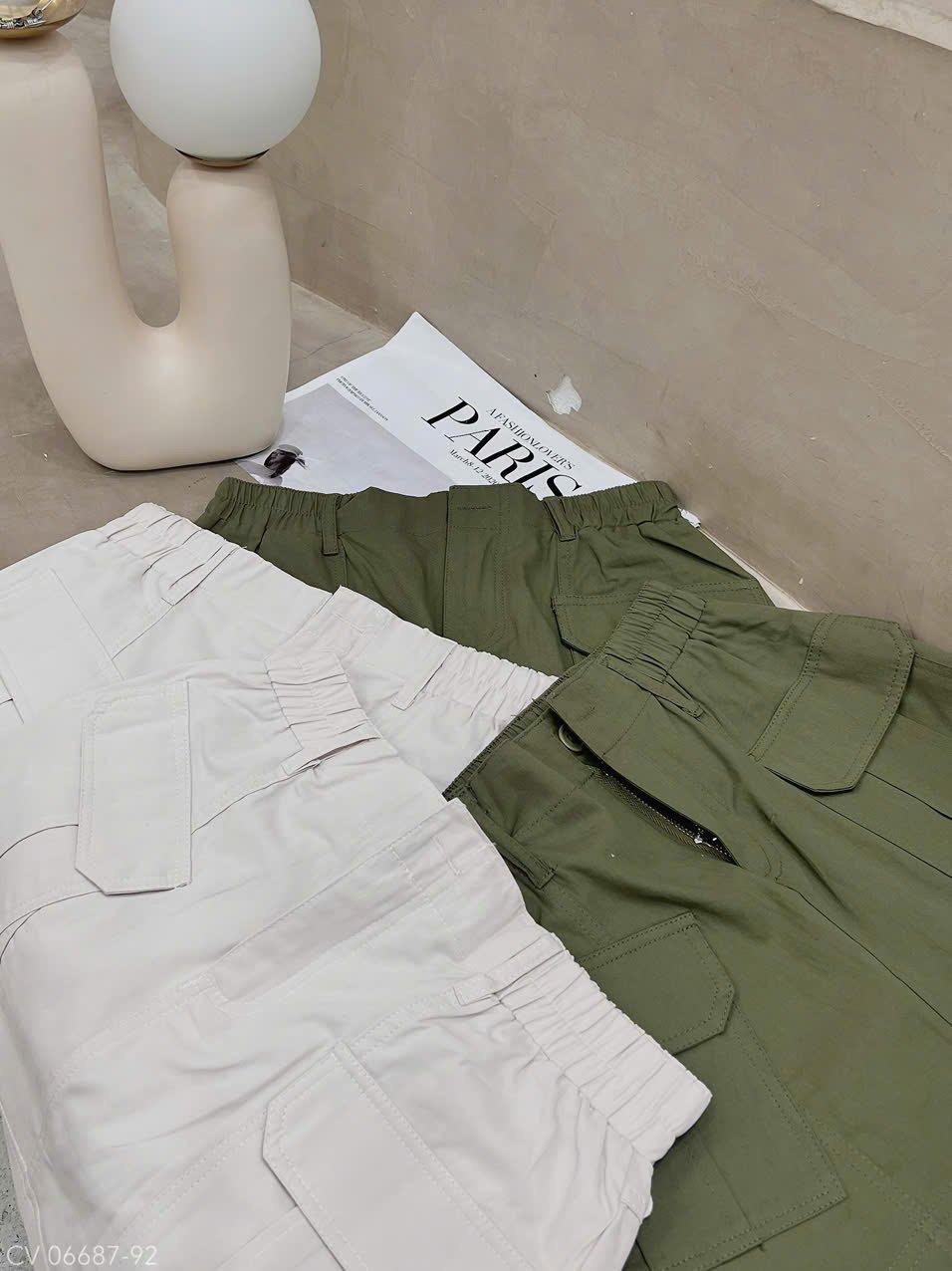 CHÂN VÁY KAKI TÚI HỘP NGẮN - Hình ảnh 9