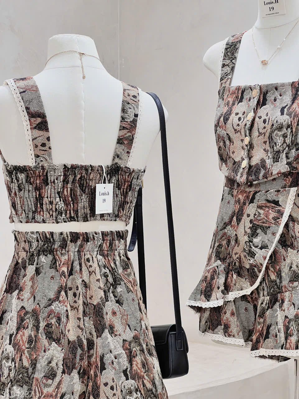 SET DẠ CON CHÓ BÈO VIỀN LOUIS.H - Hình ảnh 7