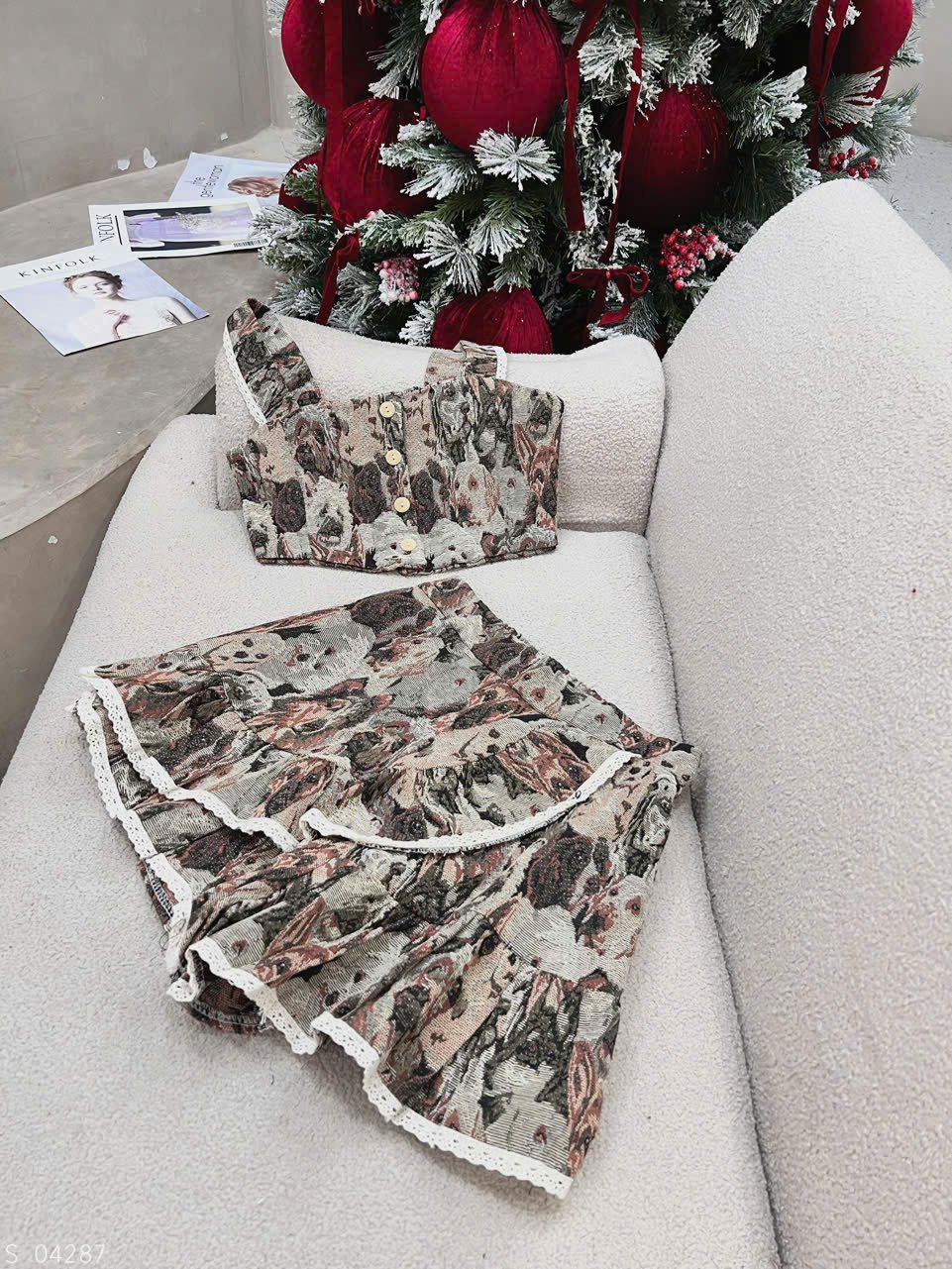 SET DẠ CON CHÓ BÈO VIỀN LOUIS.H - Hình ảnh 8