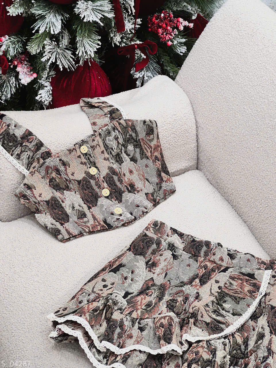 SET DẠ CON CHÓ BÈO VIỀN LOUIS.H - Hình ảnh 9