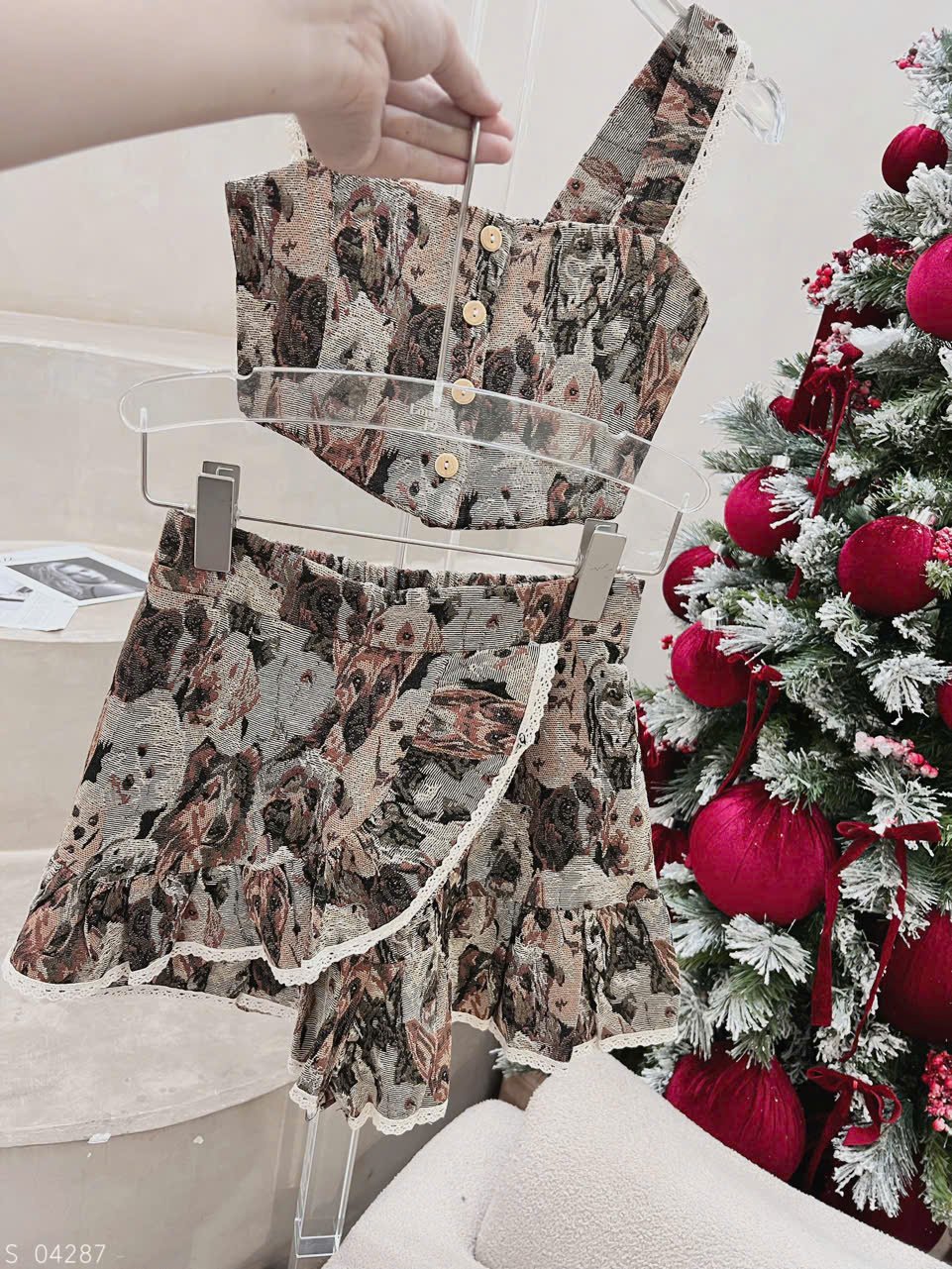 SET DẠ CON CHÓ BÈO VIỀN LOUIS.H - Hình ảnh 4