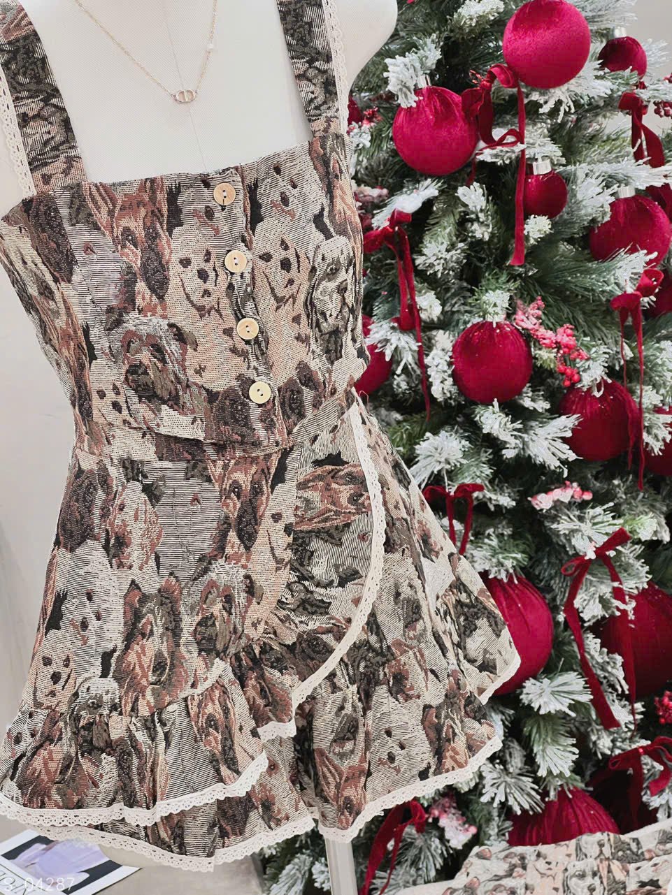 SET DẠ CON CHÓ BÈO VIỀN LOUIS.H - Hình ảnh 2