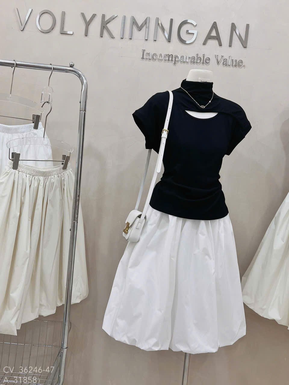 CHÂN VÁY DÙ 7 TẤC LOUIS.H - Hình ảnh 2