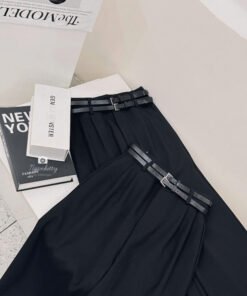 Alternative view of QUẦN TÂY ỐNG RỘNG KEM BELT