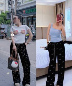 QUẦN SUÔNG NHUNG ĐÍNH ĐÁ