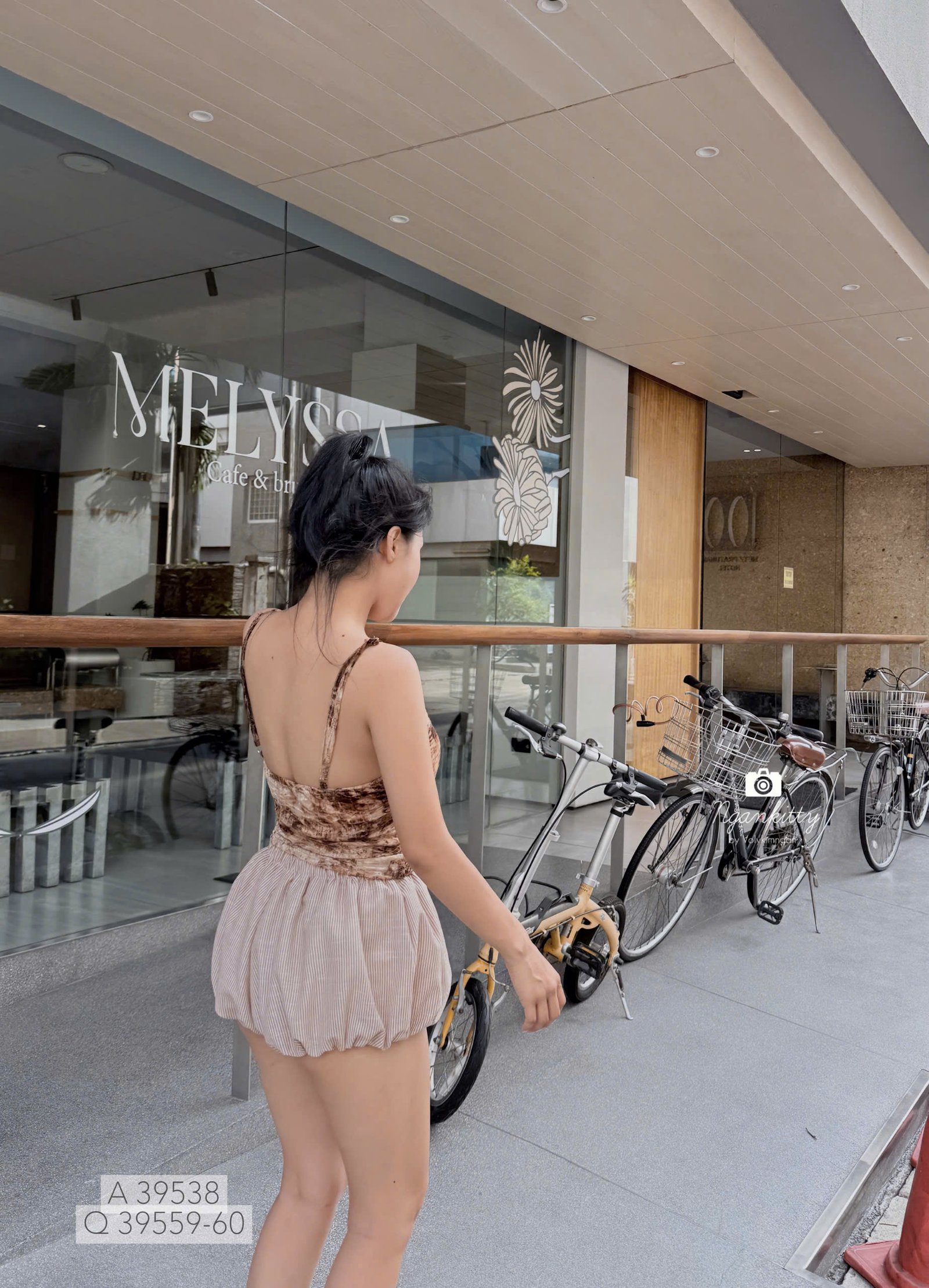 ÁO 2S LOANG NÂU VIỀN REN - Hình ảnh 4