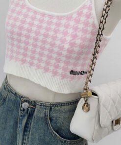 Alternative view of ÁO CROP MIUMIU PASTEL