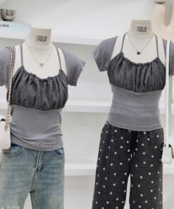 ÁO DÂY YẾM PHỐI VOAN WGWE