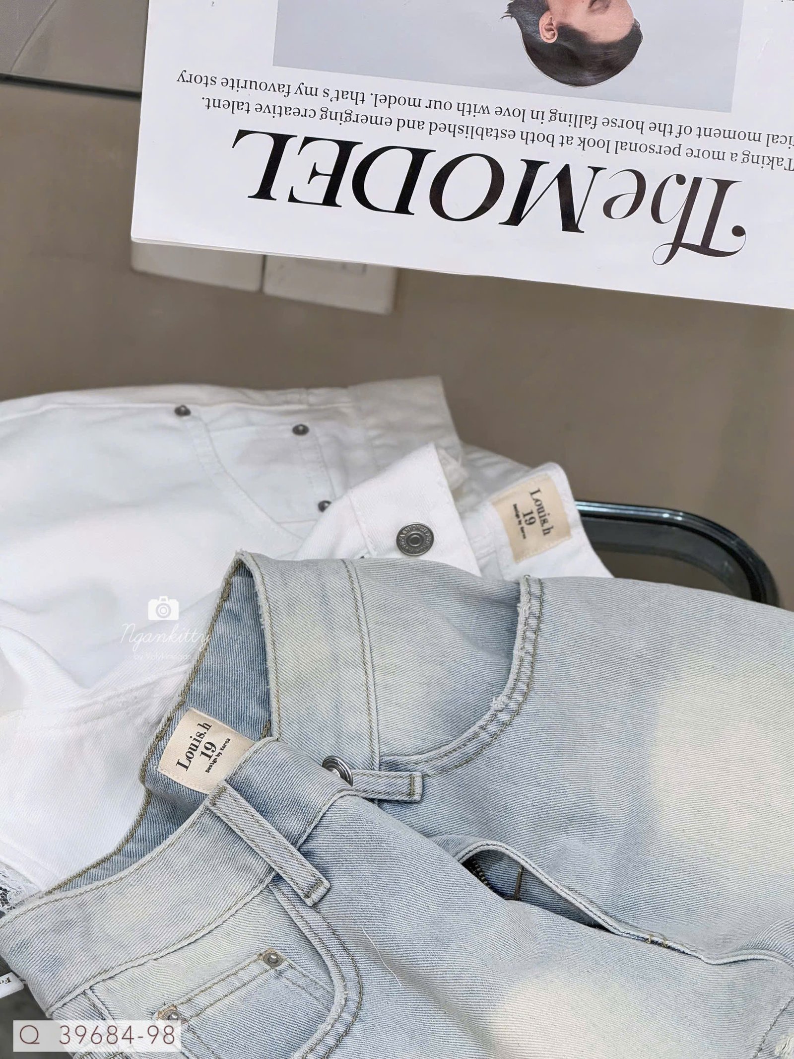 QUẦN SHORT JEAN MIX LAI REN - Hình ảnh 12